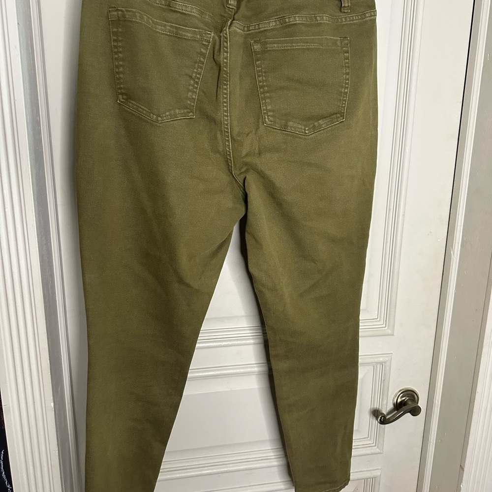 Lane Bryant green jeans size 18